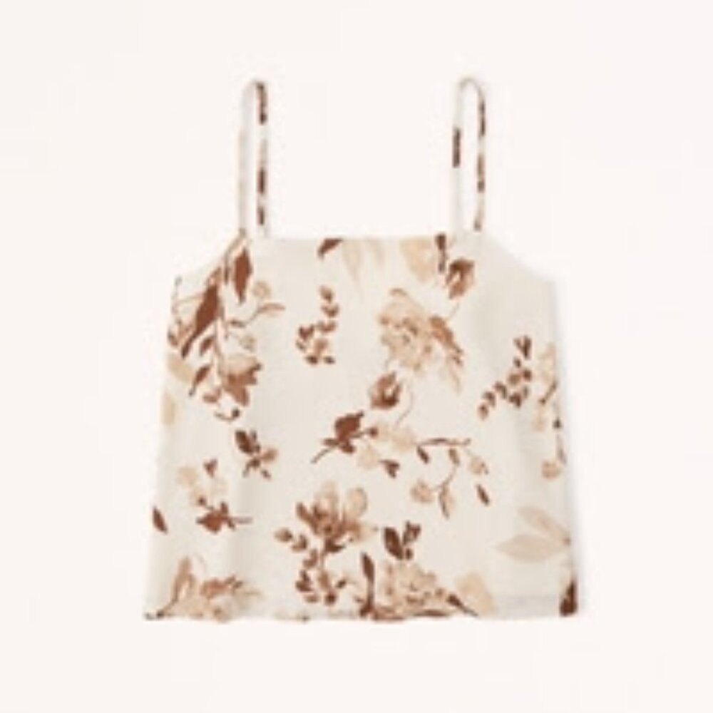 Abercrombie & Fitch Squareneck Cami Set Top